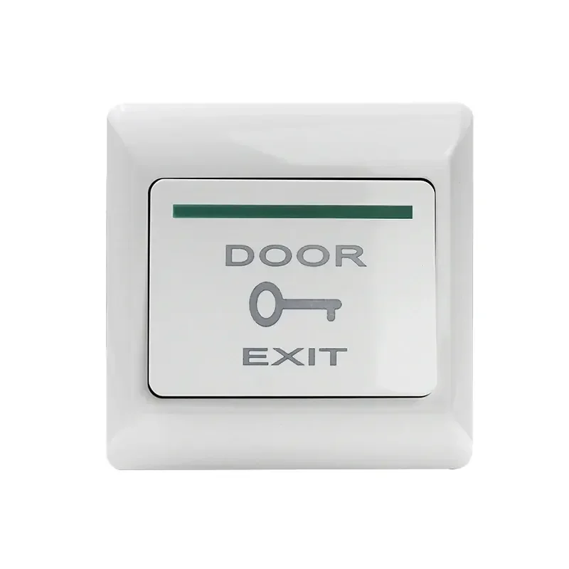 Door Exit Button Release Switch for Access Control System Electronic Door Lock NO NC COM Plastic Access Doorbell Push Button