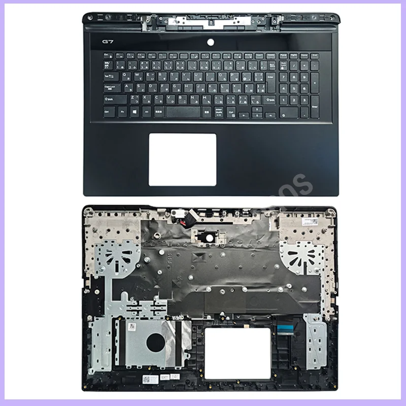 

00YW0N NEW Japanese laptop keyboard for DELL G7 7790 17-7790 with Palmrest Upper Cover