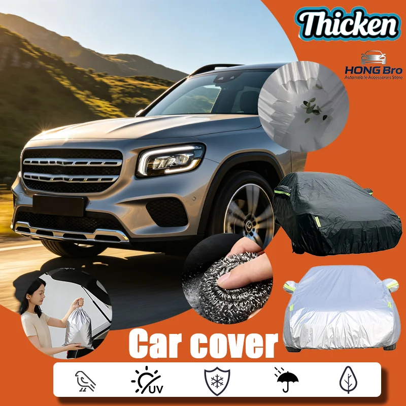 

For Mercedes Benz GLB X247 2020-2024 Full Car Cover – Oxford Fabric, Anti-UV Sunshade, Waterproof Snowproof Dustproof