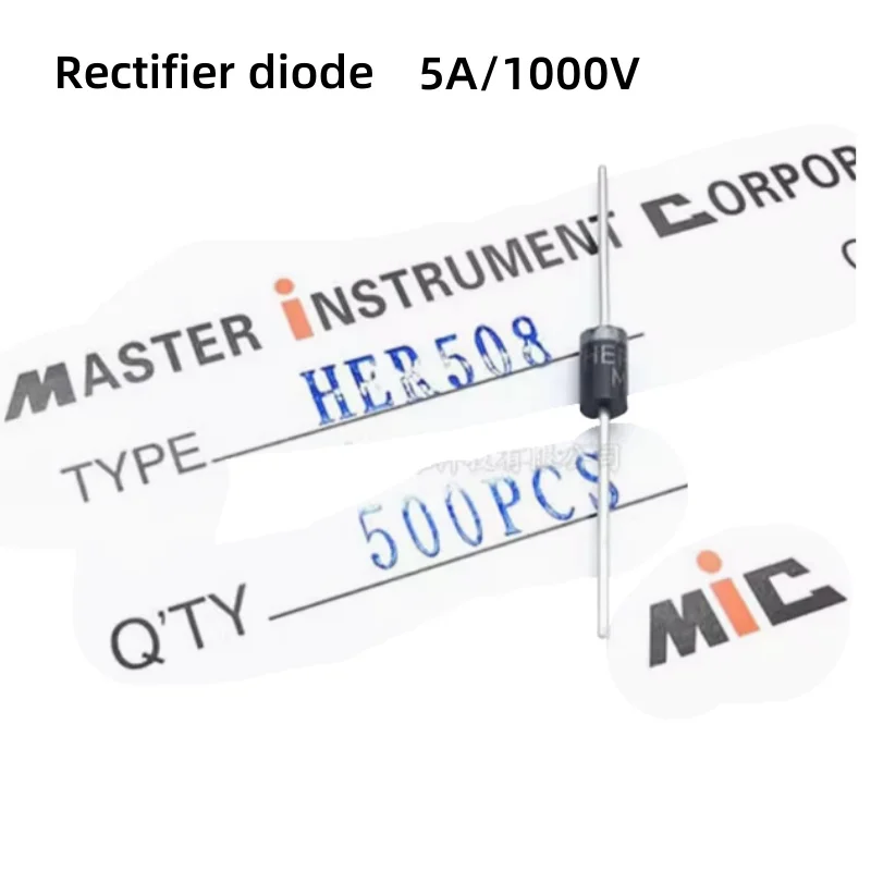 

Ultra Fast Recovery Rectifier Diode HER508 3A/1000V MIC Original Genuine Product Direct Insertion