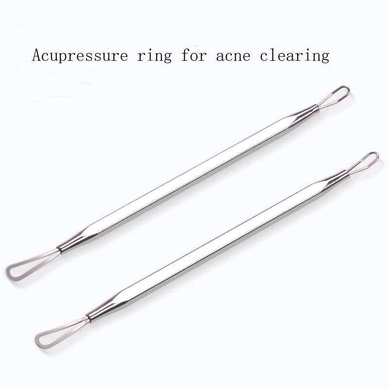 Acne squeezer Acne needle Ultra sharp closing needle beauty salons for clearing acne needle pressure ring blackhead squeeze rod