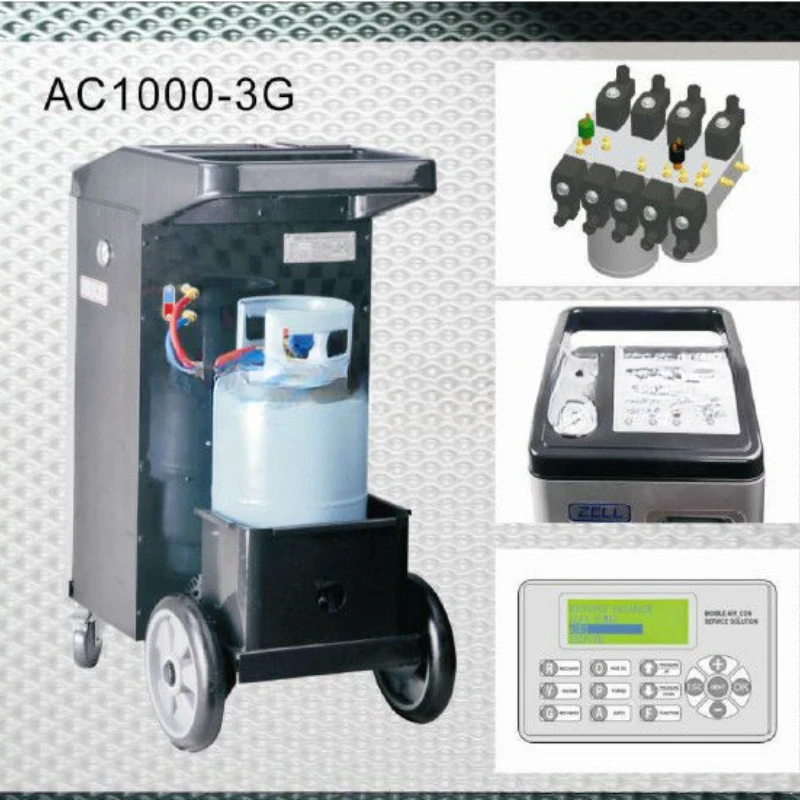 A/C Service Station, Refrigerant retrieve machine