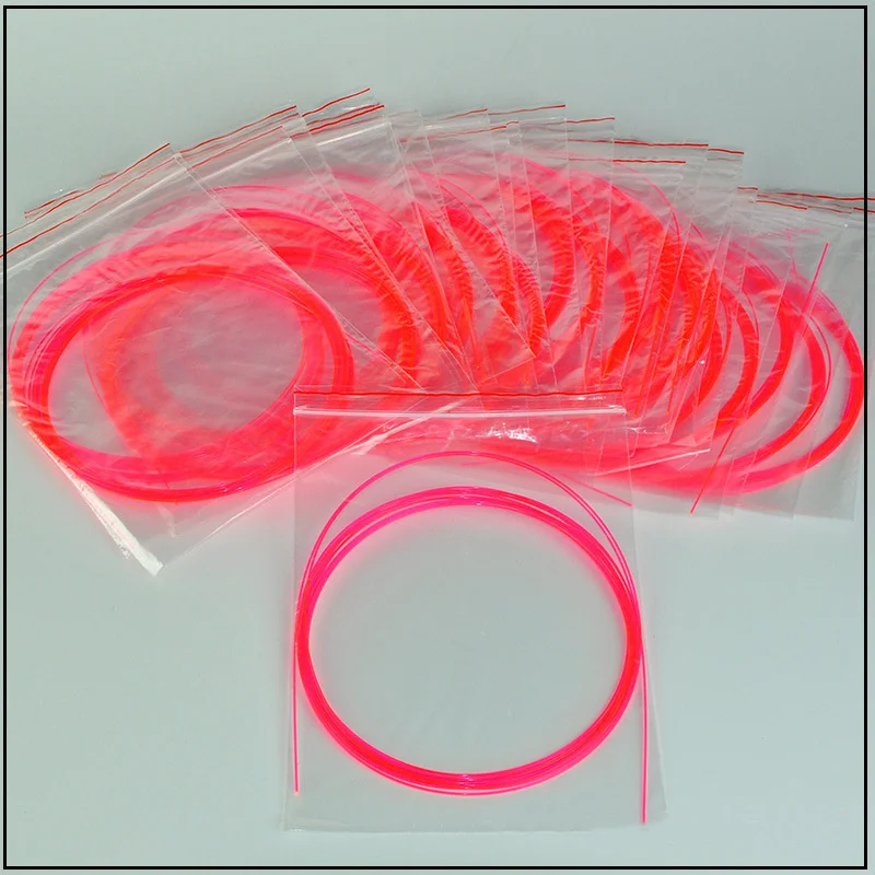 1 متر الفلورسنت الألياف كابل بصري البصرية قضيب من الألياف 1.0 مللي متر 1.5 مللي متر 2.0 مللي متر الأحمر النيون الترا الألياف البصرية الإضاءة ل بندقية البصر اغلاق