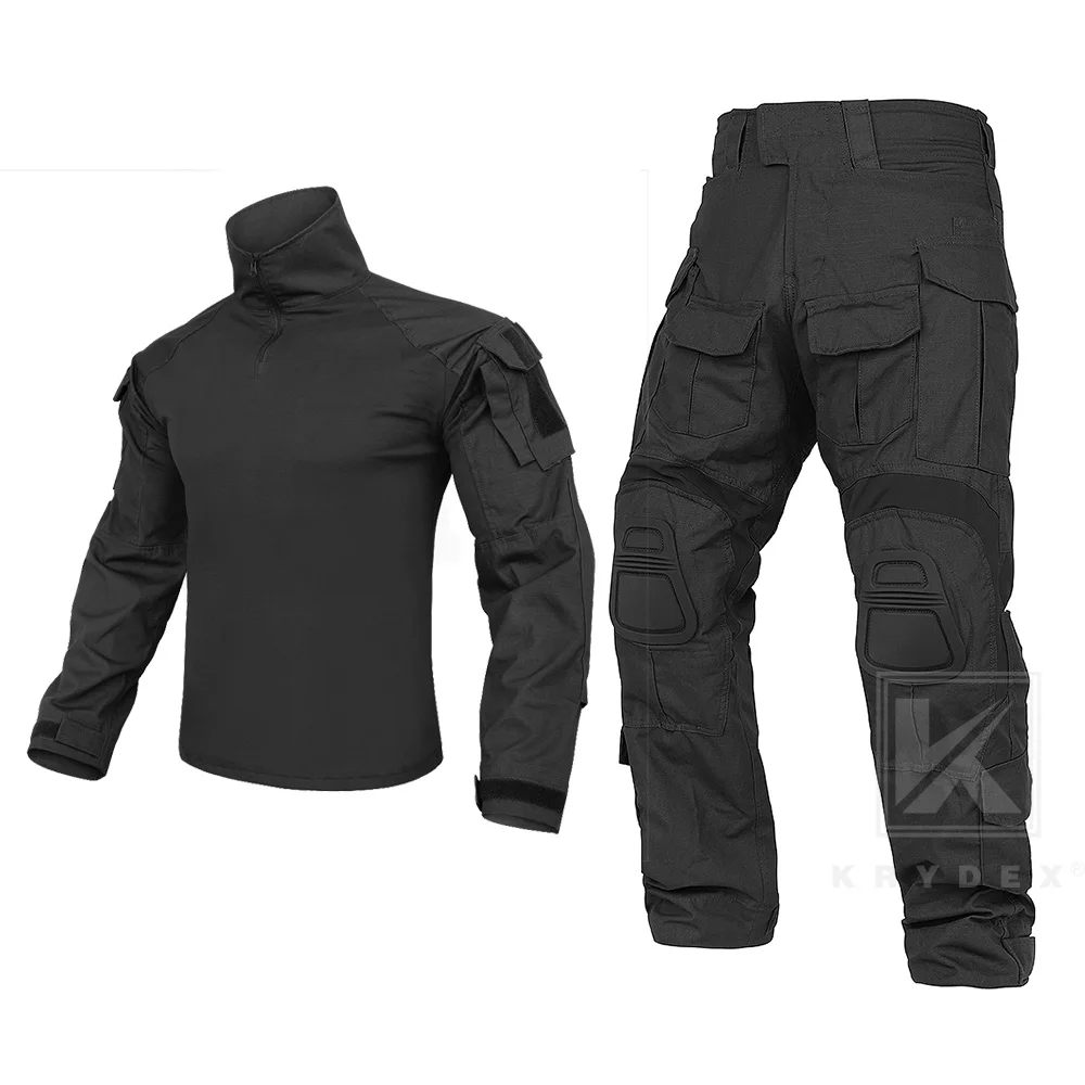 KRYDEX Gen3 Tactische BDU Camouflage Uniform Combat Sport Kleding voor Mannen Ranger Groen Kaki Tijger Streep Shirts En Broek Set
