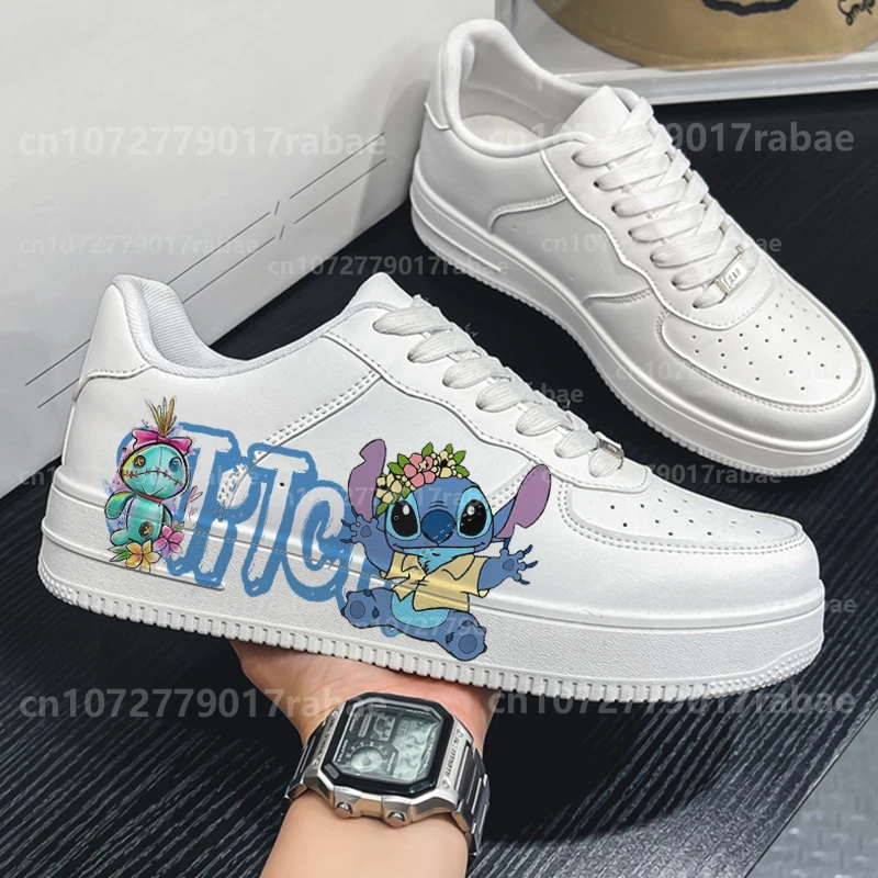 Stitch Shoes sneakers for children Student Casual basketball shoes Kid Sneakers girls boys Running Fashion Sports Shoes Gift