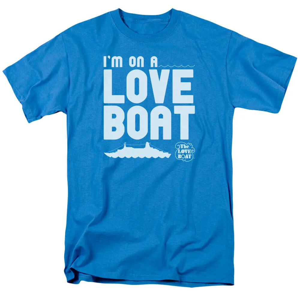 The Love Boat Im On A T Shirt Mens Licensed Classic TV Turquoise