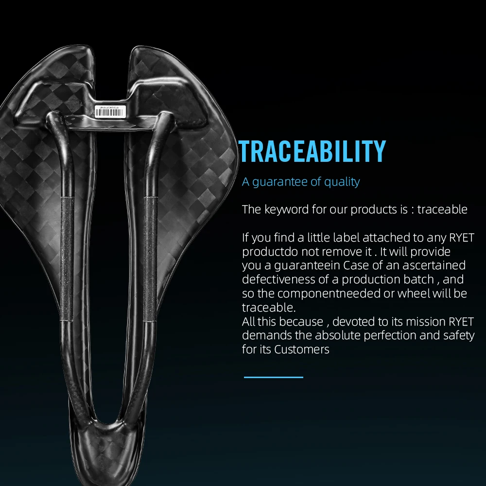 2025 RYET خفيفة كاملة الكربون سرج دراجة جلدية البيضاوي 7x9 مللي متر وسادة مقعد الدراجة الراحة تصميم مريح للطريق الجبلية الحصى