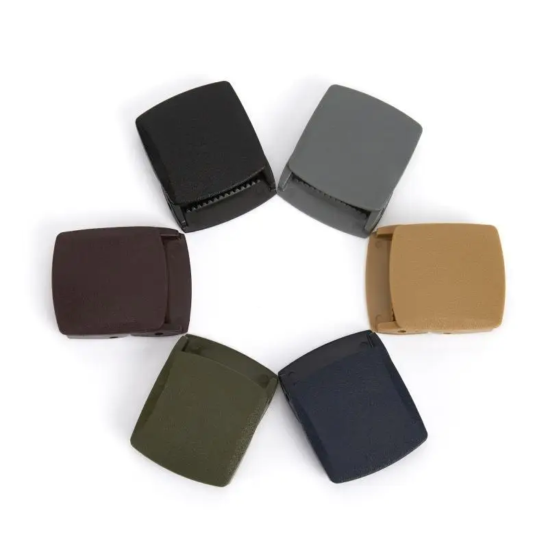 

Прочный мужской ремень из нейлона с гладкой синей тканевой пряжкой, аксессуары и комплектующие для ремней