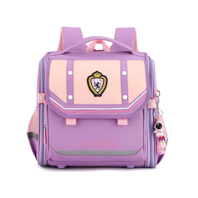 

New Elementary Students Horizontal Schoolbag England Style Lightweight Kids Cute Backpack Large-capacity Waterproof School Bags