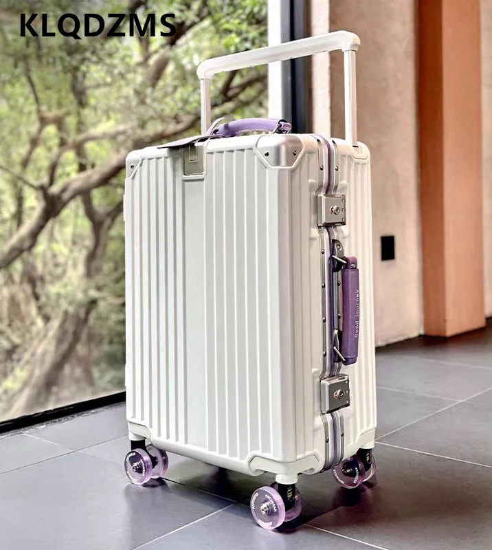 KLQDZMS High Quality Suitcase ABS+PC Boarding Box 20