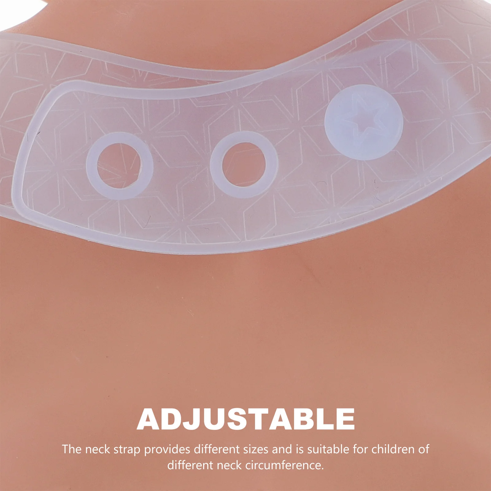 

Silicone Bib Toddler Adjustable Baby Feeding Bib Flexible Neck Strap Lightweight Dishwasher Safe Baby Bibs for Eating Gift