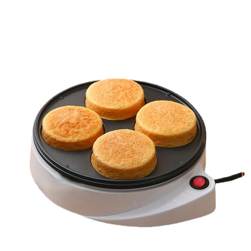 

Hamburger Maker Non-Stick Flat Bottom Household Frying Pan Breakfast Egg Dumpling Pan Mold Separated Four Holes Poached Egg Pot