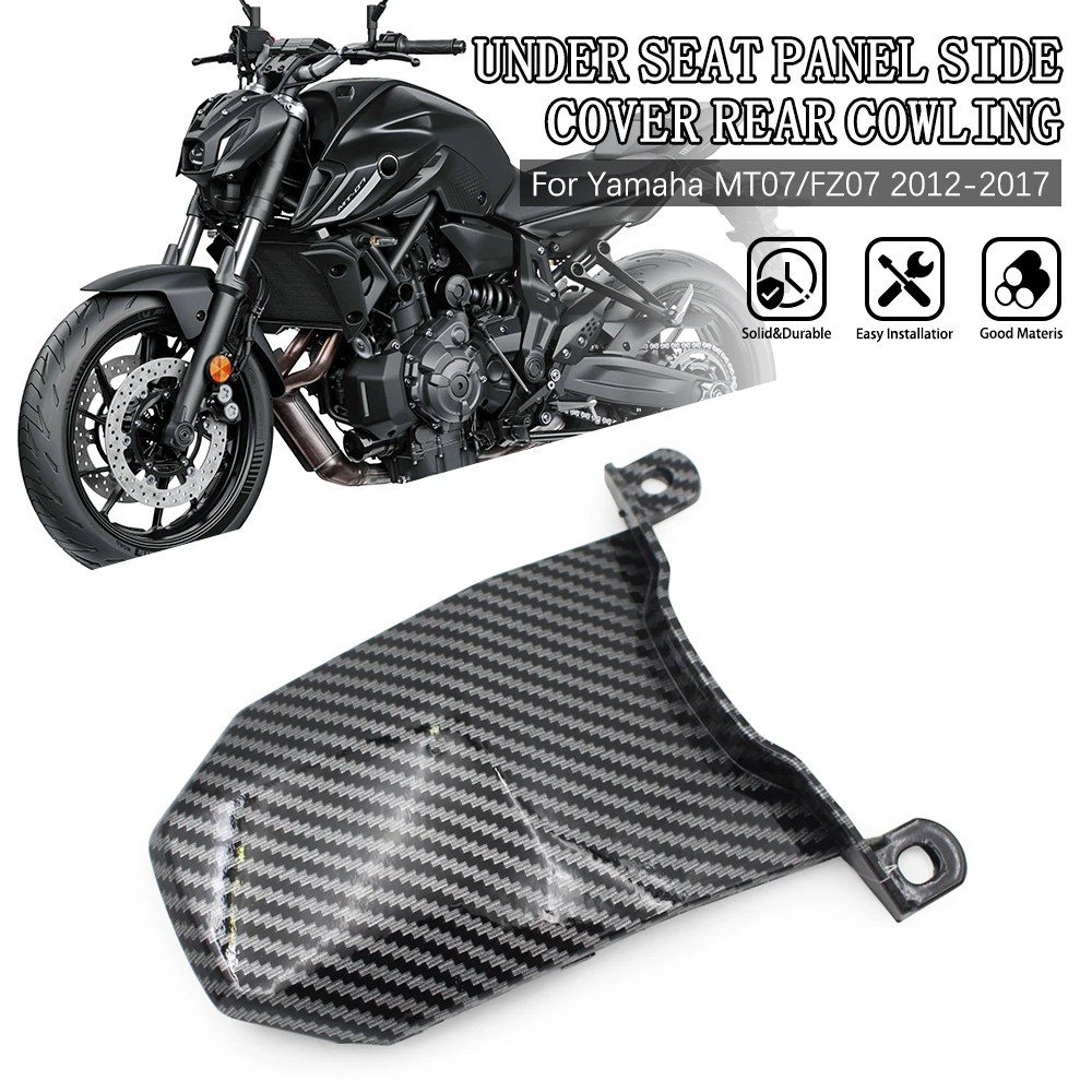 For YAMAHA MT07 FZ07 2012 2013 2014 2015 2016 2017 Motorcycle Rear Tail Cover Upper Seat Center Fairing Rear middle Tail Fairing