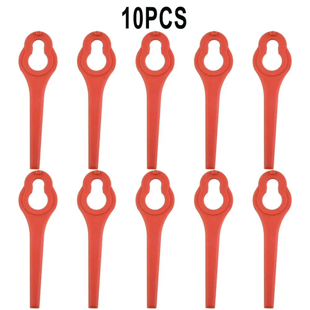 알디 페렉스 FAR 20-1 용 플라스틱 예초기 블레이드, 무선 잔디 스트리머, 정원 도구 액세서리, 95mm, 20V, 40V, 10 개, 20/30 개