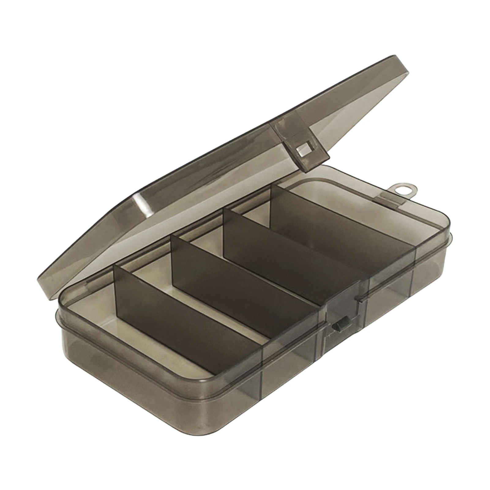 Portable Lure Box With 5 Compartment Transparent Plastic Fishing Tackle Storage Case For Outdoor Angling Accessory Organizer
