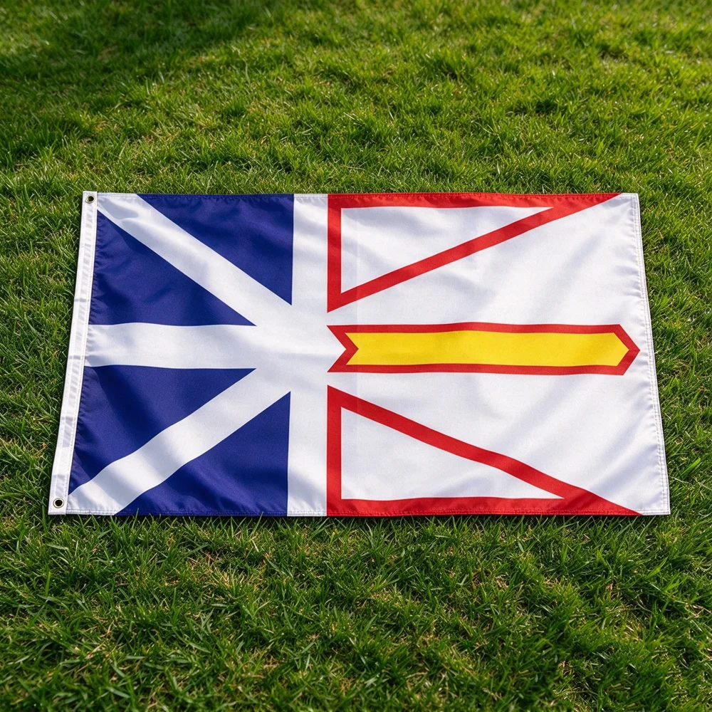 Newfoundland and Labrador National Regional Flag 90x150cm Polyester Banner Indoor Outdoor Garden Home Wall Decor