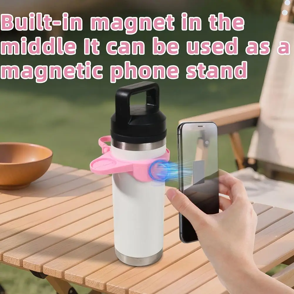 Borsa a tracolla magnetica per palestra Bottiglia d'acqua e supporto per telefono Borsa per bottiglia d'acqua a tracolla portatile per sport all'aria aperta Portabicchieri per fitness Z7N7