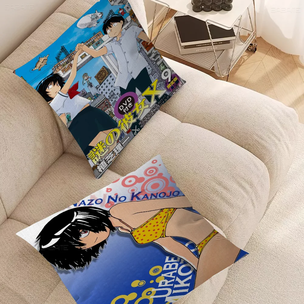 

Mysterious Girlfriend X Urabe Mikoto Pillow Cover Design Cushion Cover Decor Holiday Decorati