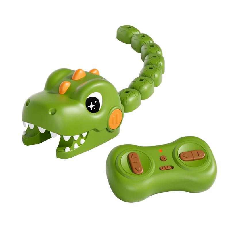 Remote Control Magnetic Swallow Dinosaur Toy 2 Player Battle Game Light Sound Early Education Kids Toy