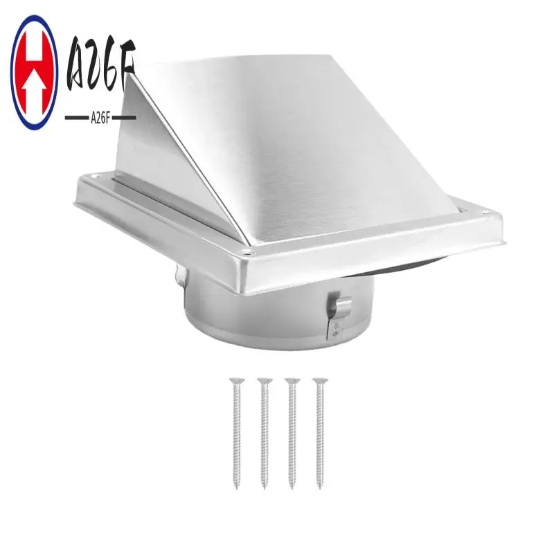 

A26F-крышка вентиляционного отверстия для сушилки, наружная стена с мягкой обратной заслонкой, внешняя вытяжка, вентиляционное отверстие из нержавеющей стали