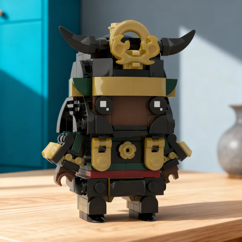 193pcs MOC Assassin s Creed Shadows Brickheadz Model Building blocks toy Architecture Christmas gift creative Assemble Brick DIY