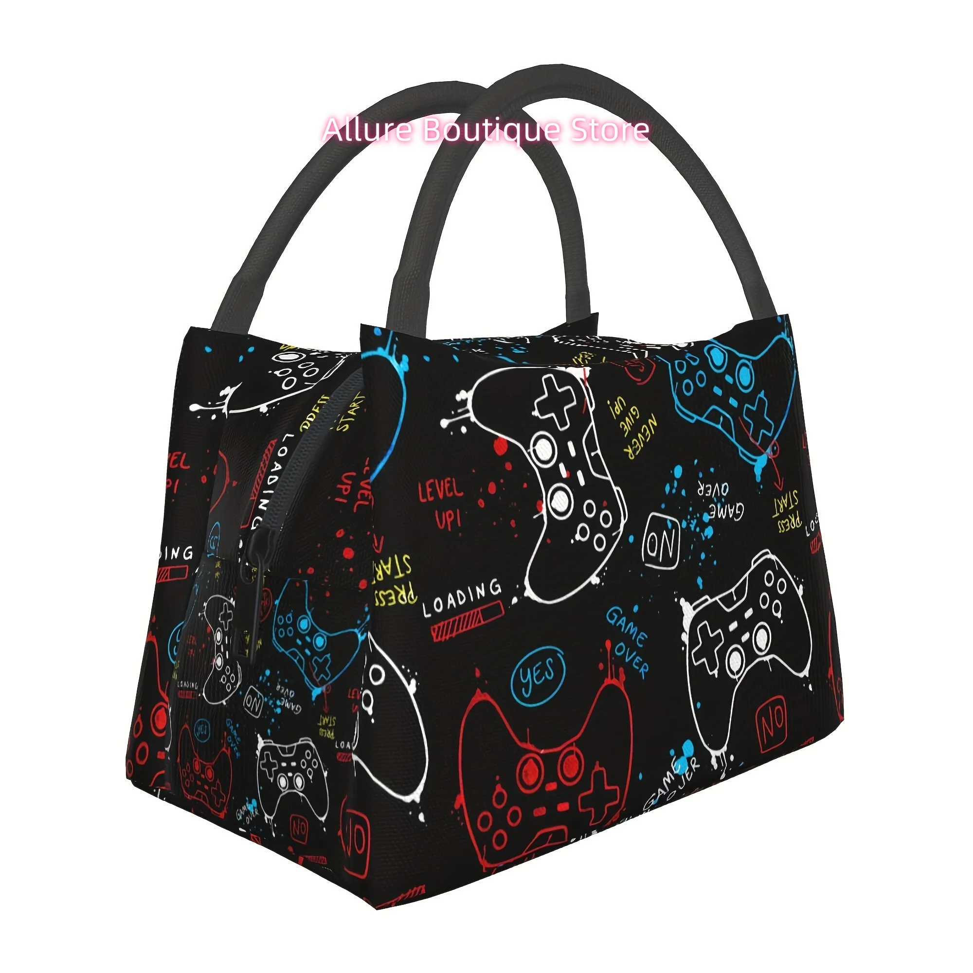A Game Controller Design, Portable And Reusable Cooler Bag, Insulated Bag, And Lunch Bag, Essential for Camping, Picnics, And Th