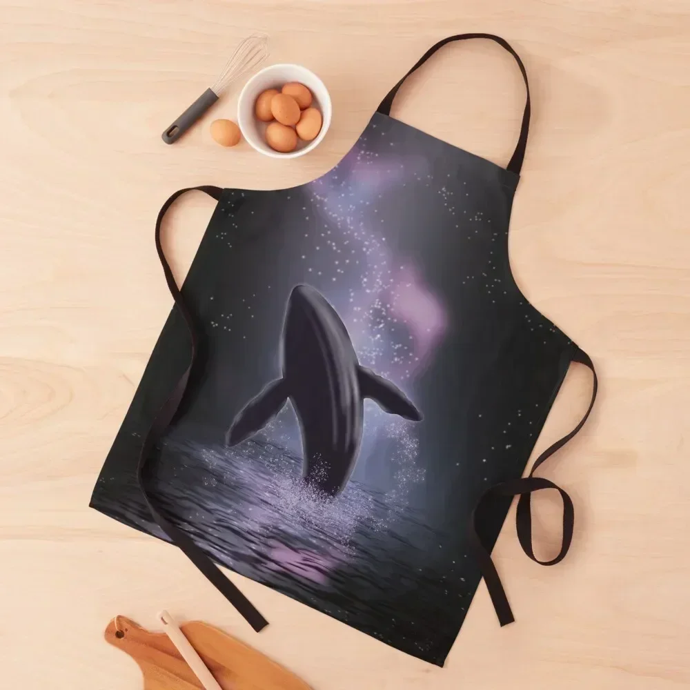 

A whale show Apron Cute Kitchen Accessories Kitchen Things And For Home Funny japanese style Apron