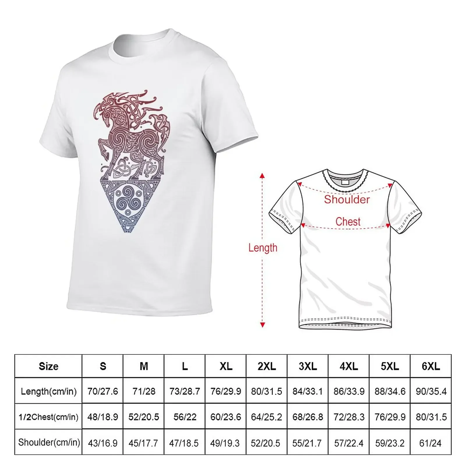 New SLEIPNIR T-Shirt shirts graphic tees customized t shirts graphics t shirt plus size tops sweat shirts, men