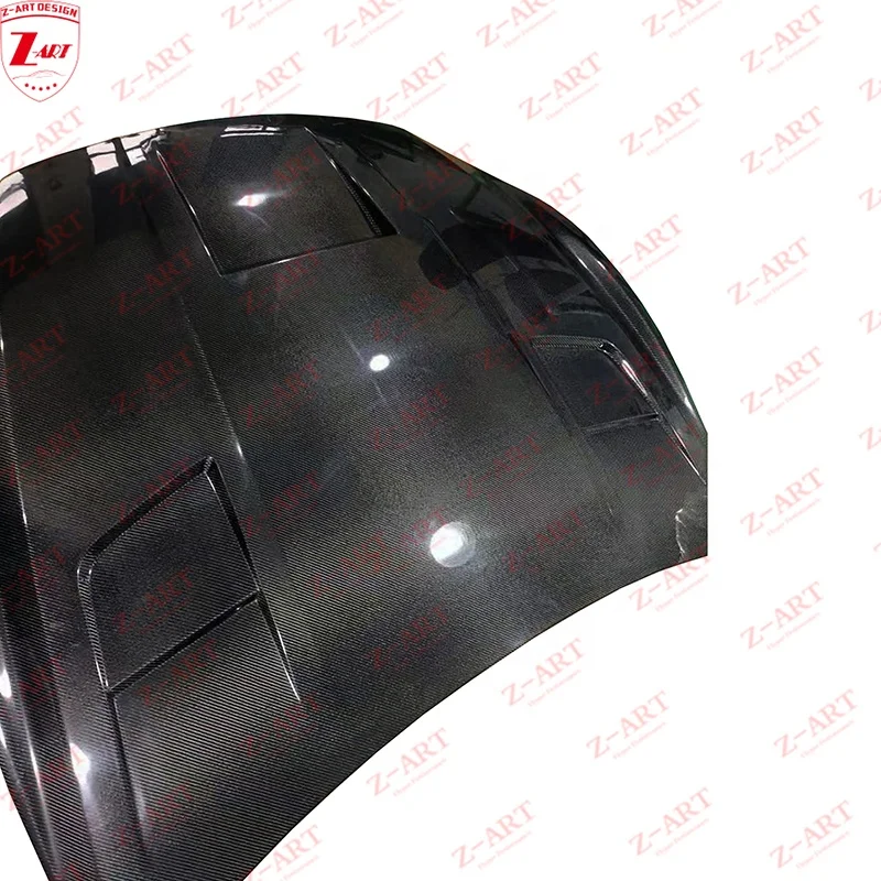 Z-ART 2014-2022 MC Carbon Fiber Engine Cover For Maserati Ghibli Carbon Fiber Engine Lid For Ghibli MC Front Bonnet