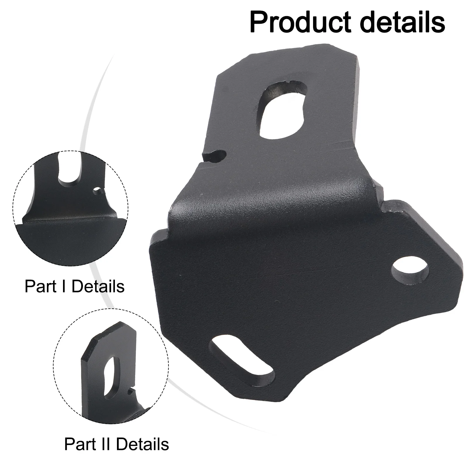 

Компактный монтажный комплект Регулируемые монтажные кронштейны для антенны Монтажные кронштейны 2-х шт. Черное покрытие Эффективная посадка