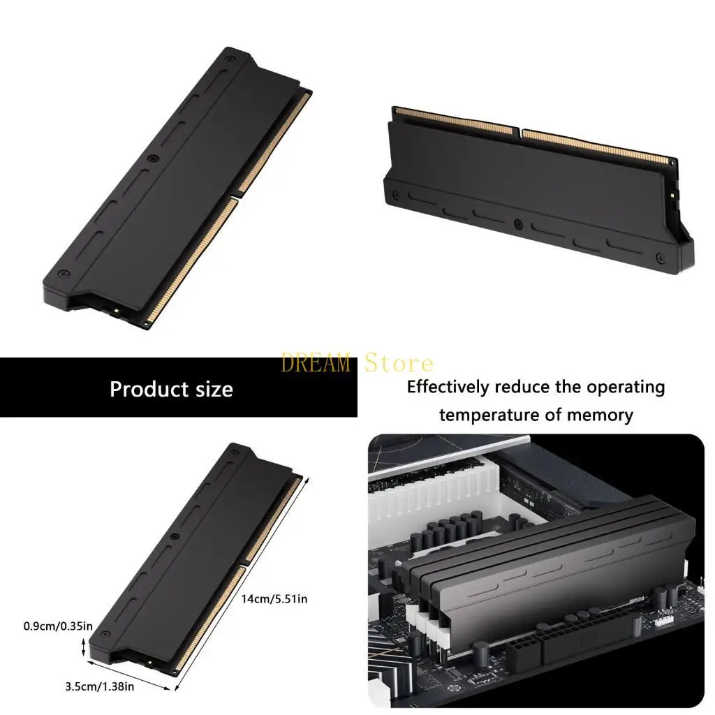 

Радиатор охлаждения памяти Радиатор для DDR5 DDR4 DDR3 Настольный ПК Модуль памяти Перераспределение тепла лучшая распродажа