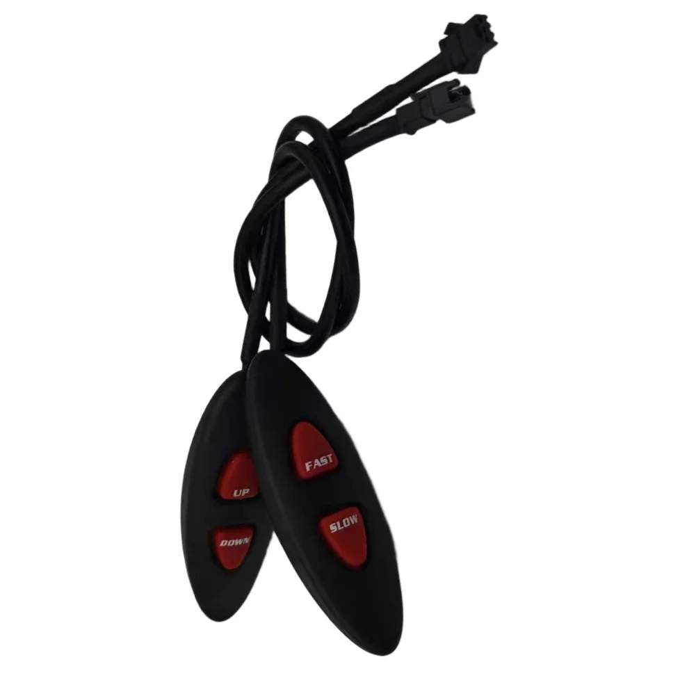 Replacement Handrail Button Set for SOLE Treadmill Model N110007A Left Right Pod Keys FAST SLOW UP DOWN Plastic Black Red