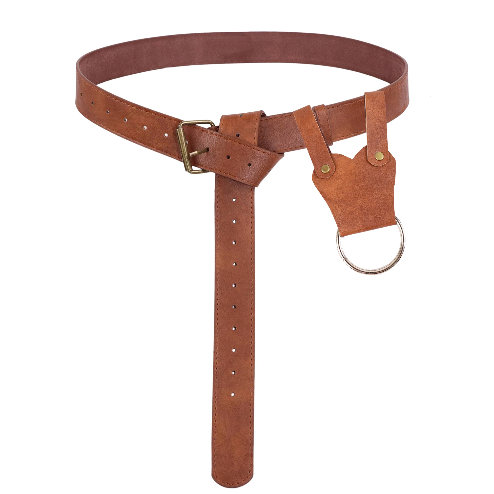 

2-piece Belt Sword Rack Waist Scabbard Holster Dagger Medieval Belt Sheath Role Play Knight Costume Accessories