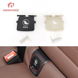 For BMW G01 G02 G08 Car Rear Child Seat Anchor ISOFIX Cover Flap Auto Seat Covers Replacement Parts For BMW X3 X4 2017-2022