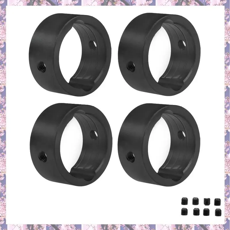 

T84C-Outdrive Cup Protect Ring Приводная чашка Набор рукавов для TRAXXAS 1/6 4WD XRT 8S-78086-4 Traxxas Rc Обновление Запчасти Черный