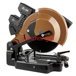 Iron Brushless Lithium Battery Mitre Saw Wireless Portable High Precision Aluminum Wood Cutting Machine