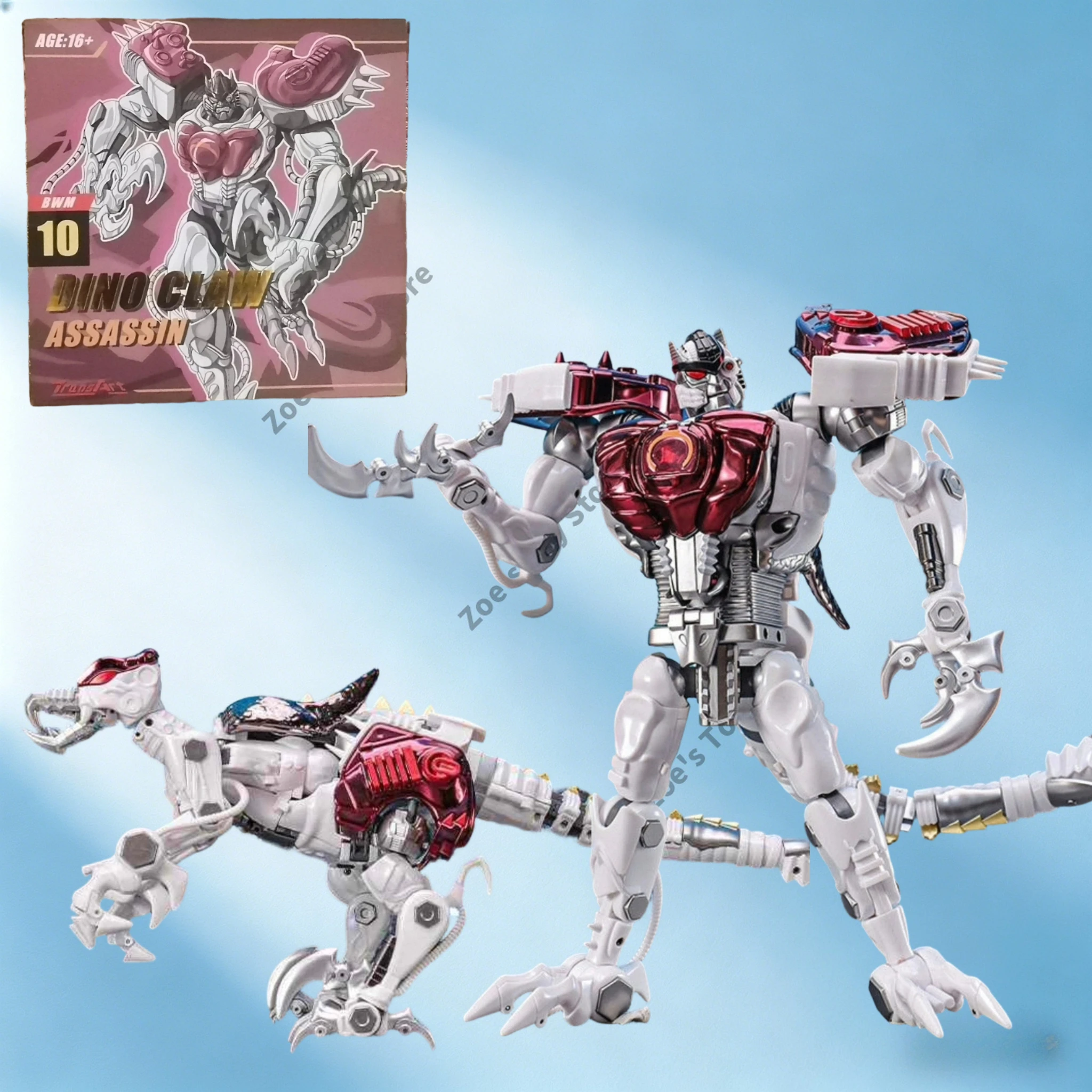 

TransArt Beast Wars TA BWM10 BWM-10 Dinobot II Metal Dinobot Action Figure Toy Gift Series