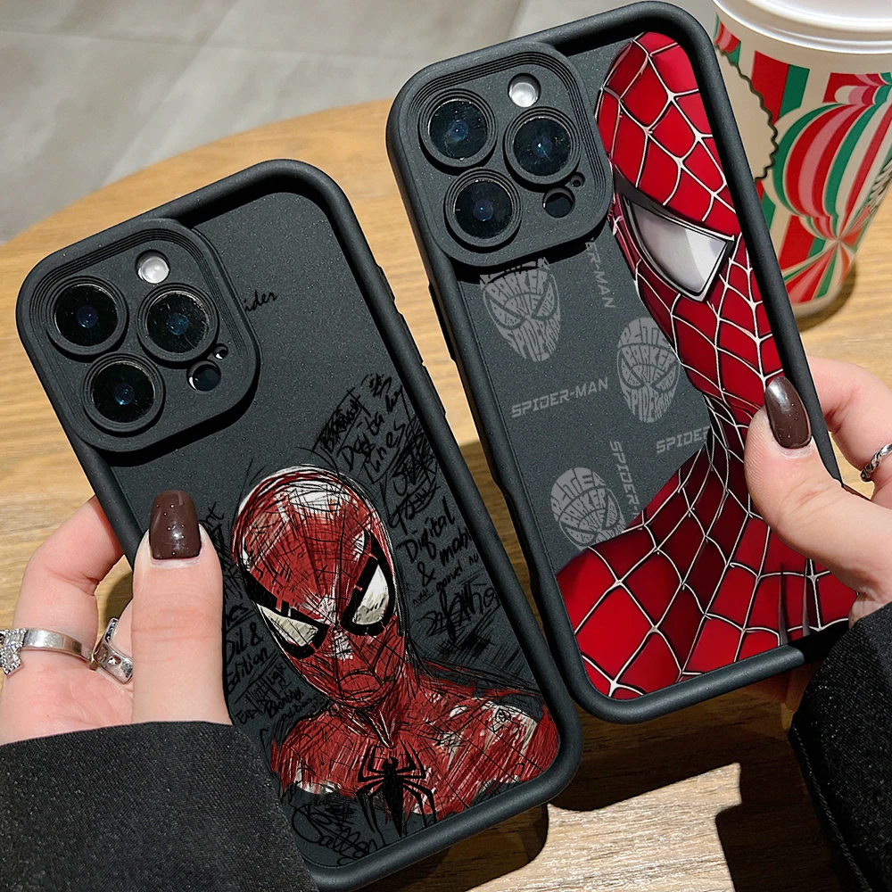 Cool S-Spiders Men Phone Case for Samsung Galaxy A57 A56 A55 A54 A53 A37 A36 A26 A25 A24 A17 A16 A13 A12 A07 A06 4G 5G Cover
