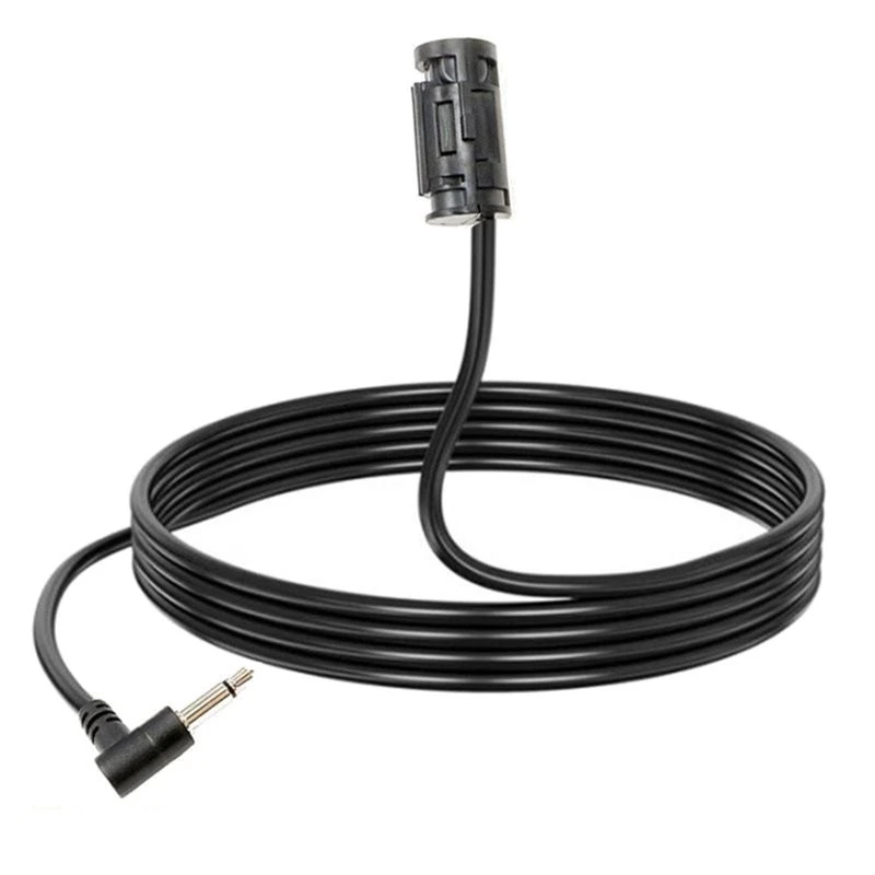 A60E-Noise Canceling 3.5Mm Car Navigation Microphone 3.5Mm Car External Condenser Microphone 90 Degree Elbow Connector Plug