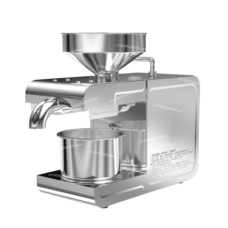 

Small Household Oil Press Smart Home Automatic Stainless Steel Multifunctional Hot and Cold Pressed Walnut Peanut Frying Machine