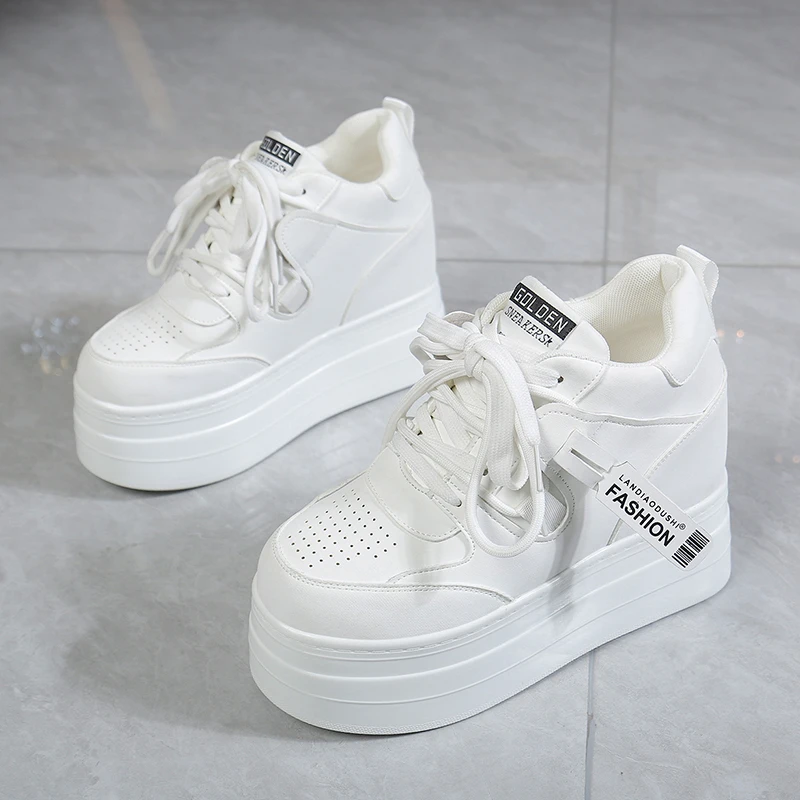 

Зимняя платформа, новинка 2025, флисовая универсальная обувь на платформе, повседневная женская обувь с внутренней частью, увеличивающая рост