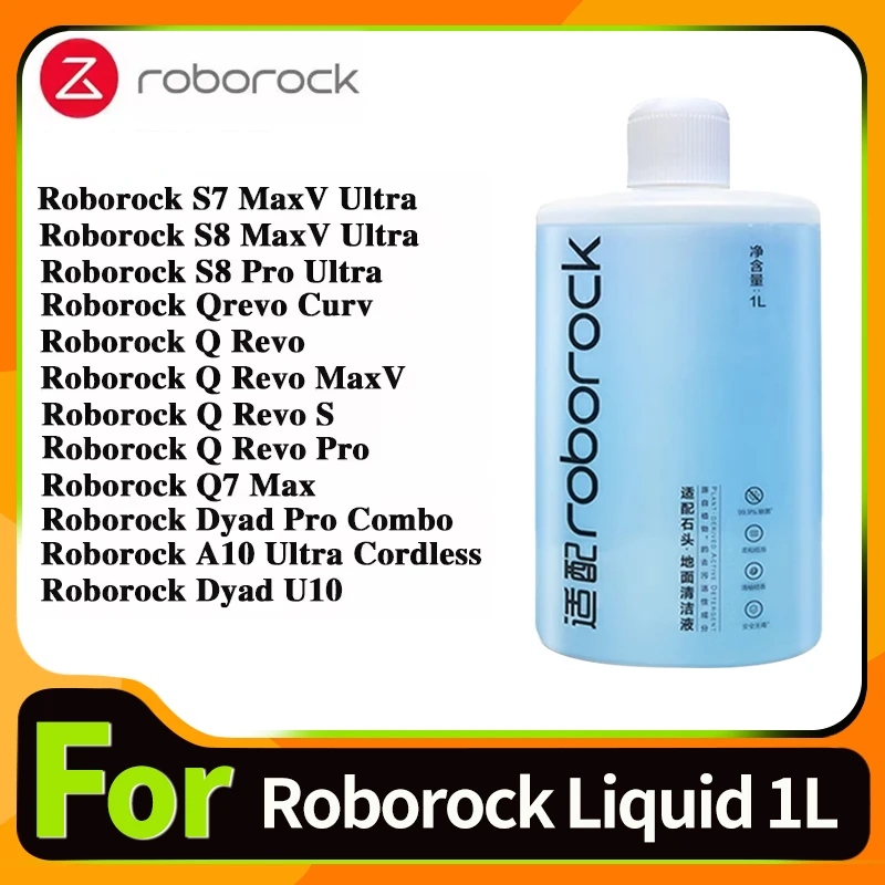 

For Roborock S8 Pro Ultra S8 MaxV Ultra S7 MaxV Ultra Q5 Q7 Q Revo Qrevo Curv Floor Cleaning Solution Accessories Parts
