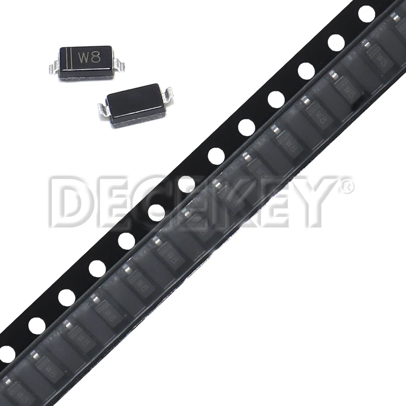 100Pcs SMD Zener Diode 1206 BZT52C 4V7 5V1 5V6 6V2 6V8 7V5 8V2 9V1 10V 12V 15V 16V 18V 20V 24V 27V 30V 33V 39V 43V SOD-123