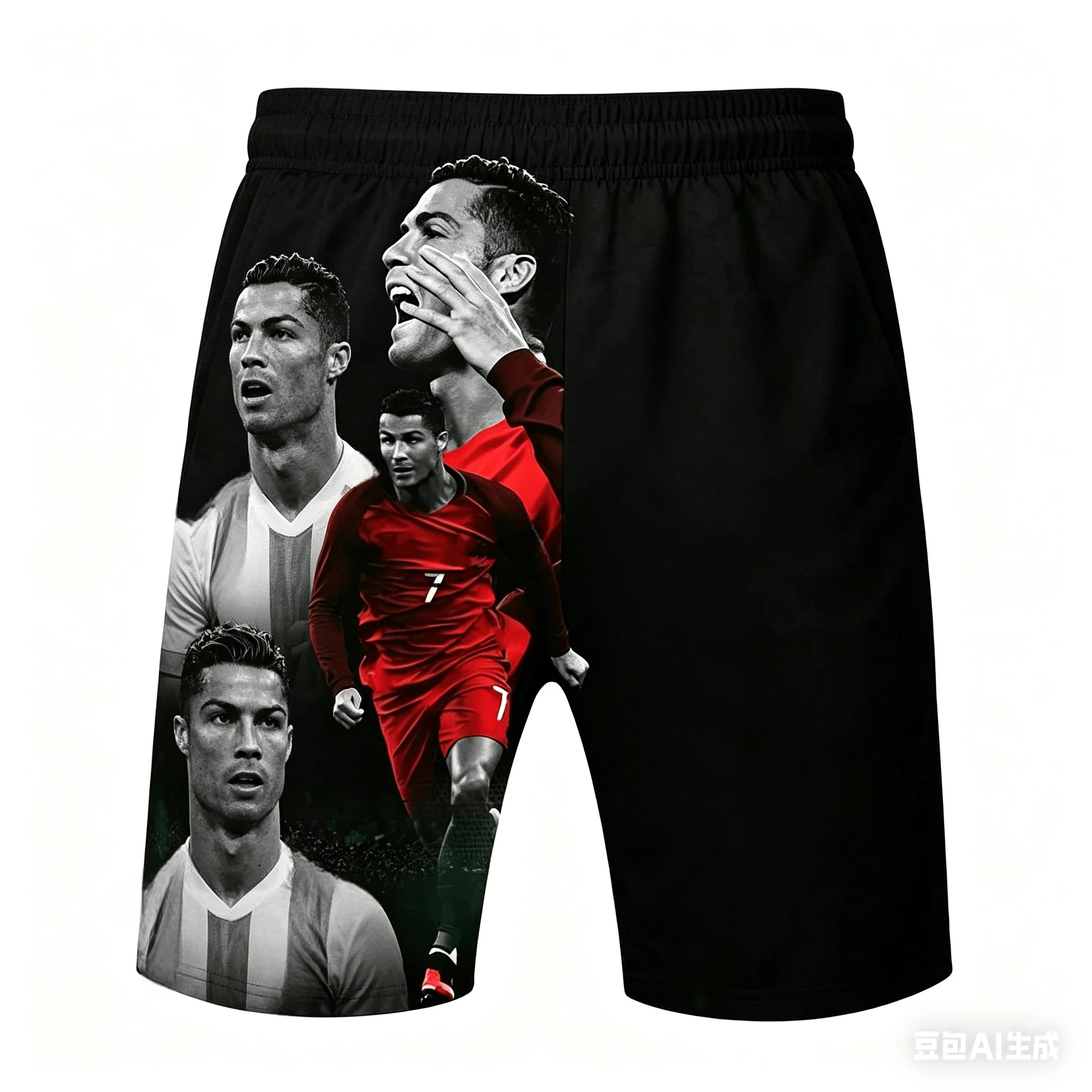 Football King Cristiano Ronaldo No. 7 Legendary Shorts! Must-have Sports and Casual Pants for Adult and Child Fans