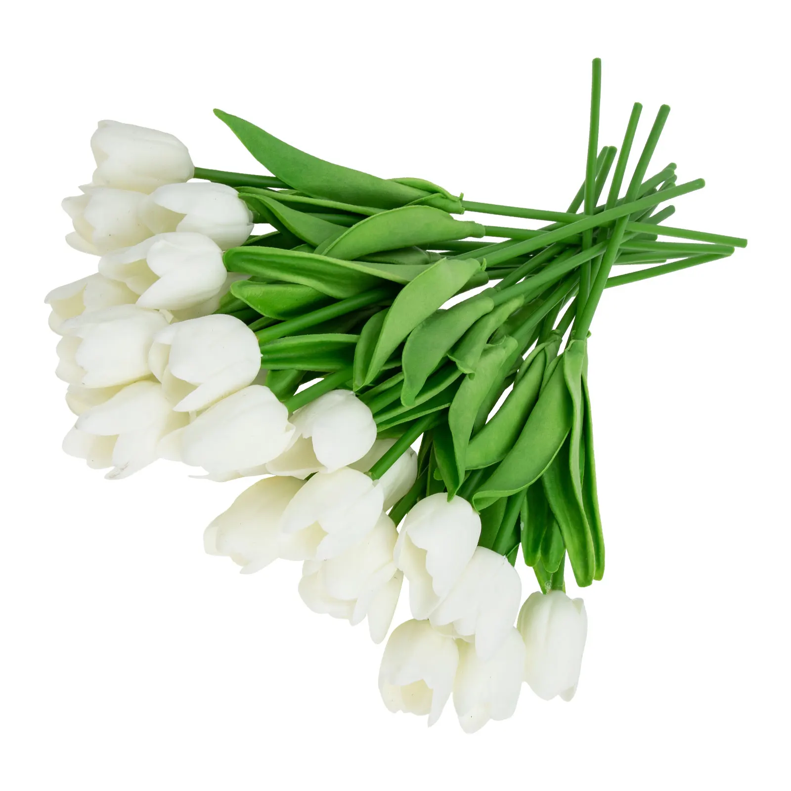 

24 pcs Artificial Tulips Simulation Flowers Decorative Home Party Real Touch Fake Fall Bedroom Living Room Office