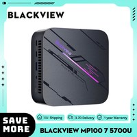 Blackview MP100 Mini PC AMD Ryzen 7 5700U 8 Cores Max 4.3GHz 16GB RAM 512GB SSD, DP+HDMI+Type-C Triple 4K Display, WiFi 6 BT 5.2