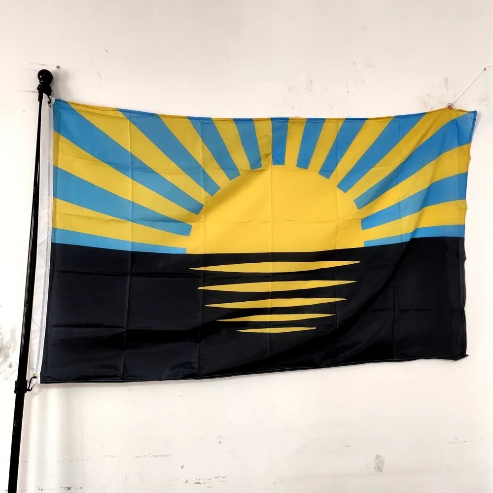 Donetsk Oblast Flag 90x150cm Polyester Donetsk Flag Outdoor Indoor Decoration Banner Flying Flag