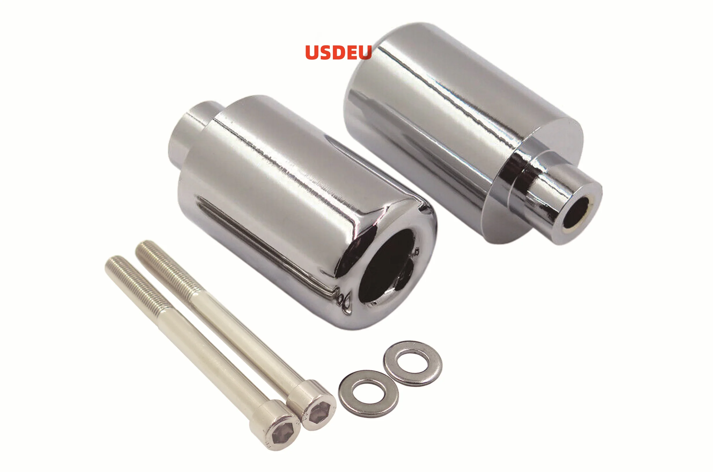 USDEU Motorcycle Frame Sliders Chrome For Suzuki GSX 1300R Hayabusa 1999-2007