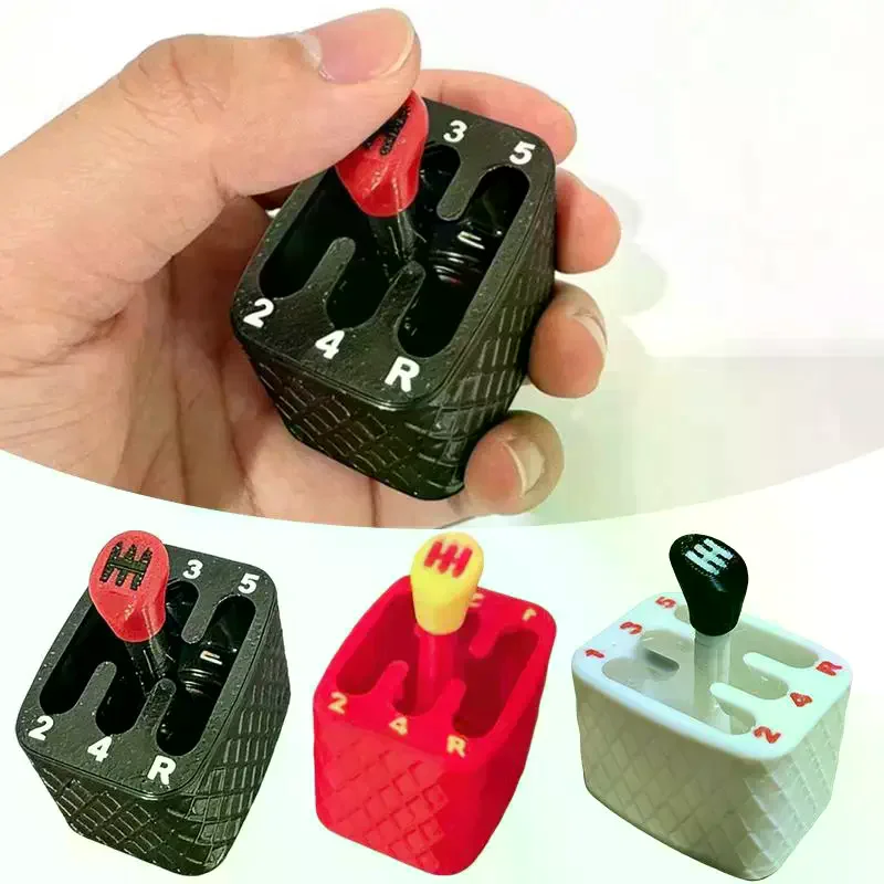 1/2/3pcs 3D Printed Manual Transmission Paddle Shifter Toy, Fun Car Simulator Decorative Ornament Stress-Relief Perfect Gift