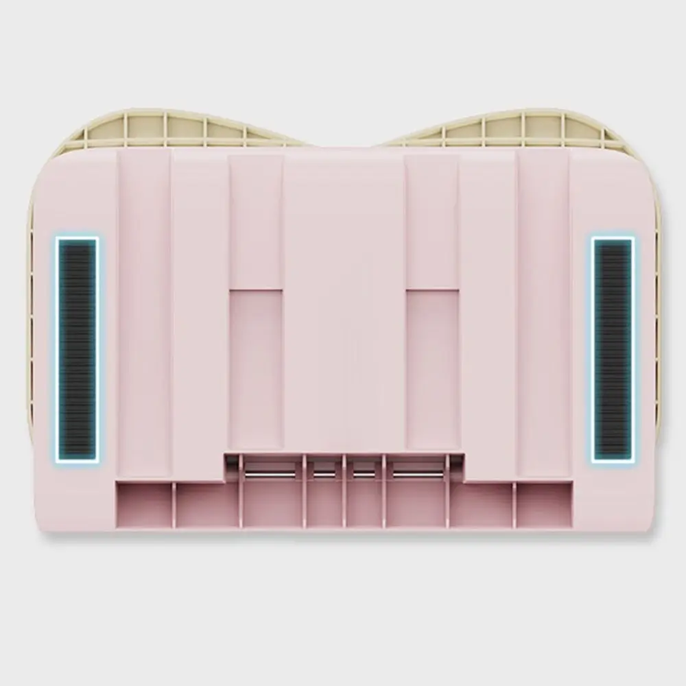 Descanso Ergonômico para Pés Sob a Mesa com Base Antiderrapante, 6 Níveis, Apoio Confortável e Respirável para Pernas de Cadeira de Escritório